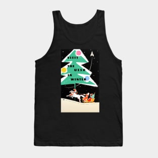 Visit the USSR in Winter Tank Top